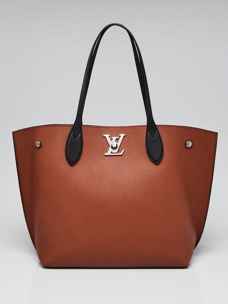 Gorgeous NEW Louis Vuitton LOCKME Day Tote Grained Calf Leather