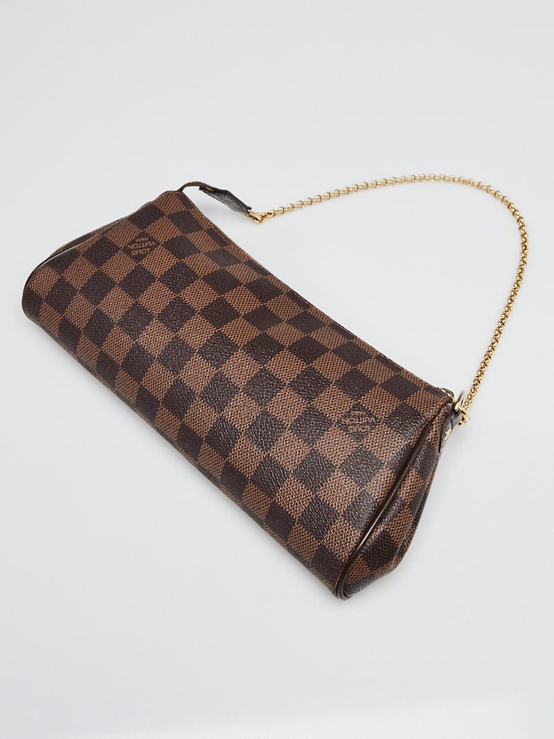 Louis Vuitton Damier Canvas Eva Clutch Bag - Yoogi's Closet