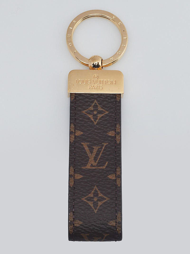 Louis Vuitton Dragonne Key Holder Brown Leather & Metal