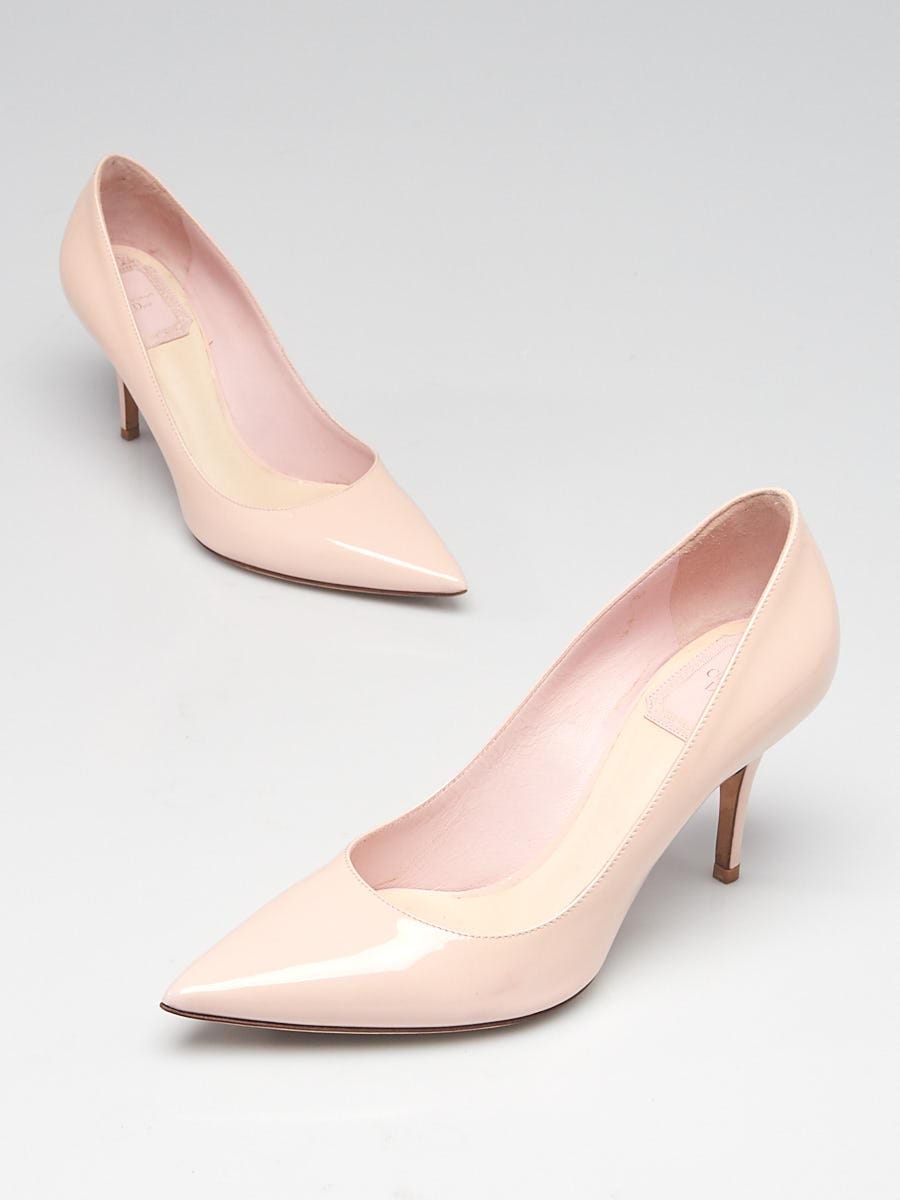 Women's Patent Leather Pumps Fashion Solid Color Pointed Toe - Temu
