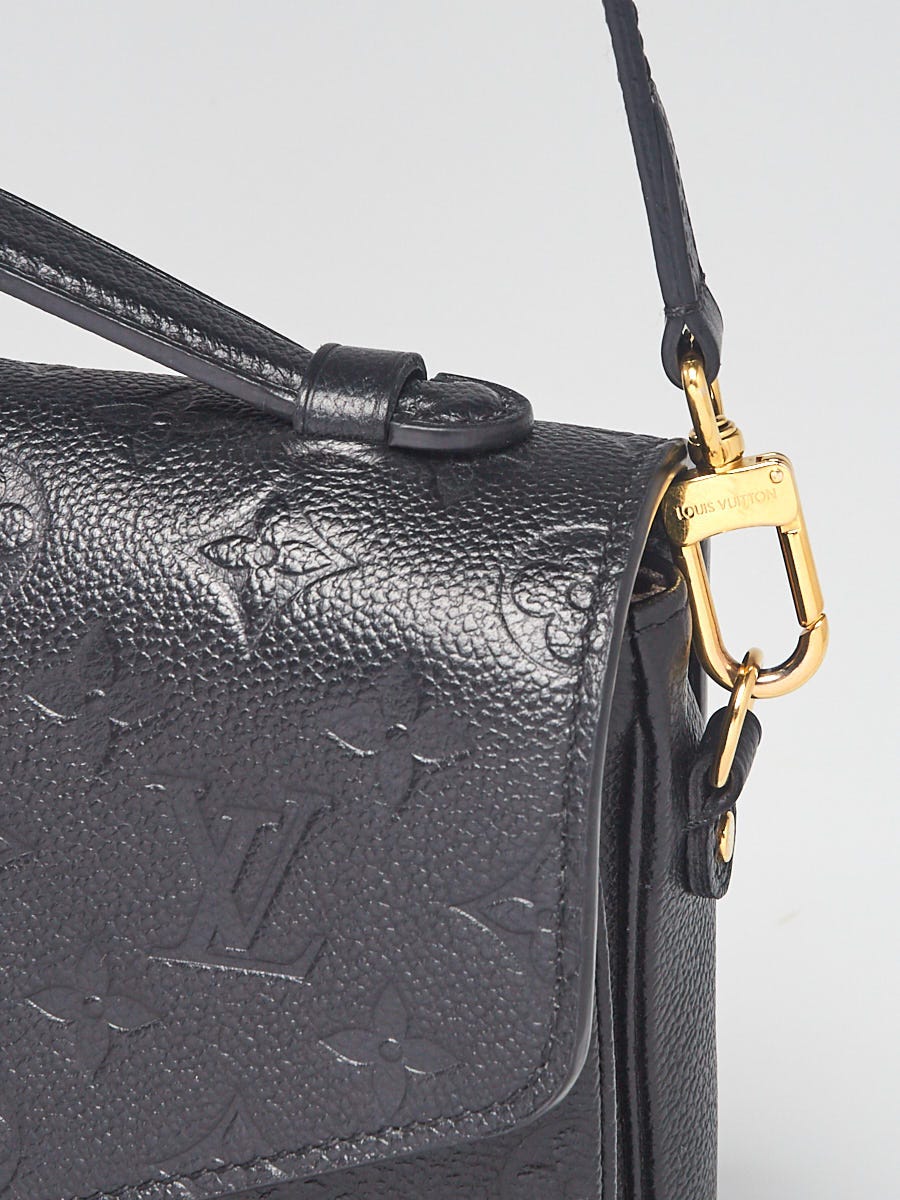 Louis Vuitton Black Monogram Empreinte Pochette Metis Bag - Yoogi's Closet
