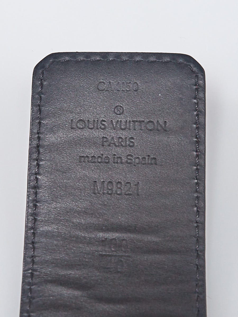 Louis Vuitton Monogram Canvas LV Initiales Reversible Belt Size 100/40 -  Yoogi's Closet