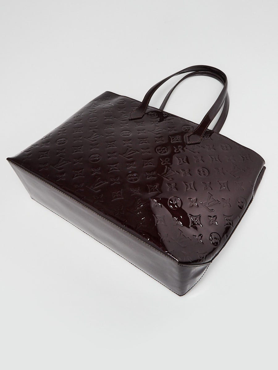 Louis Vuitton Amarante Monogram Vernis Wilshire MM Bag Louis Vuitton