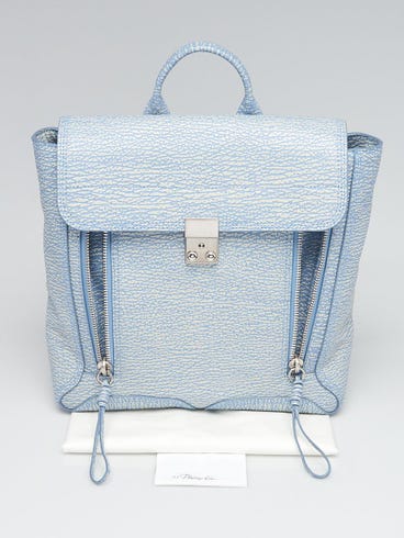 3.1 phillip lim cream leather pashli backpack Medium Satchel Featuring detachable shoulder strap double top handles exterior zipper gussets to create a fan silhouette and internal zip pocket 3.1 PHILLIP LIM | Medium
