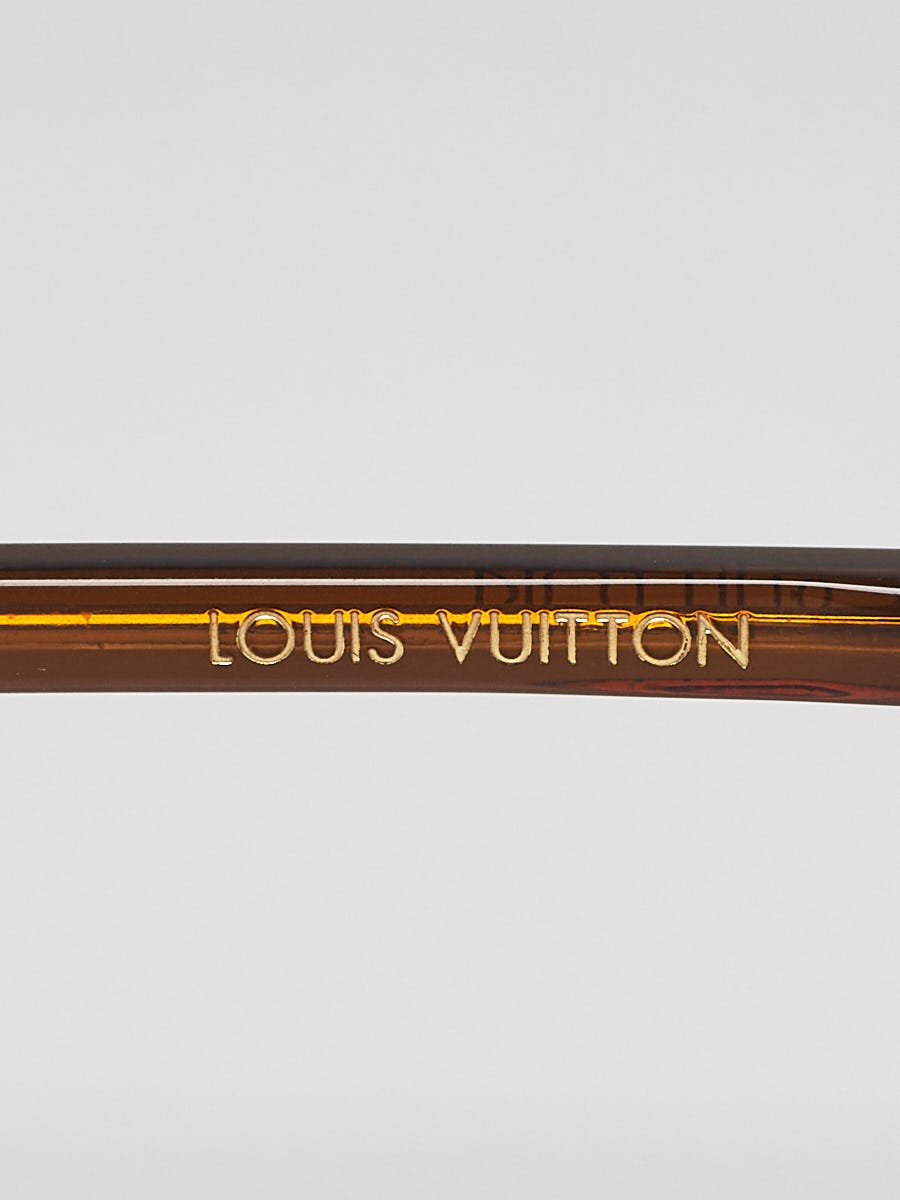 Black Louis Vuitton Attraction Pilot Aviator Sunglasses