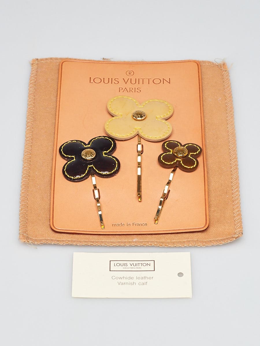 Louis Vuitton Vintage Vachetta Monogram Butterfly Hair Pin