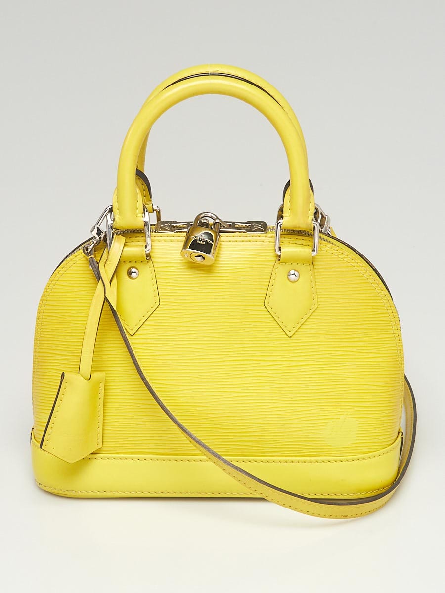 Louis Vuitton Citron Epi Leather Alma BB Bag Louis Vuitton