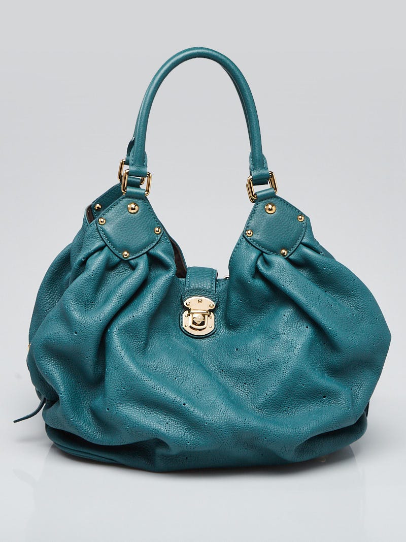 Louis Vuitton, Bags, Lv Mahina Metallic Brown L Hobo Bag