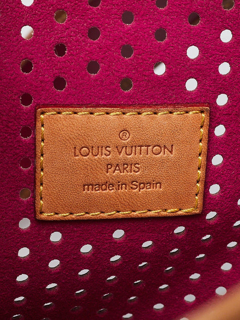 Louis Vuitton Limited Edition Orange Monogram Perforated Demi Lune Bag -  Yoogi's Closet