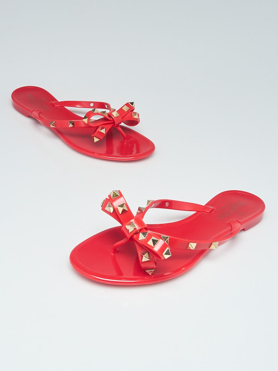 Valentino bow flip sales flops look alike