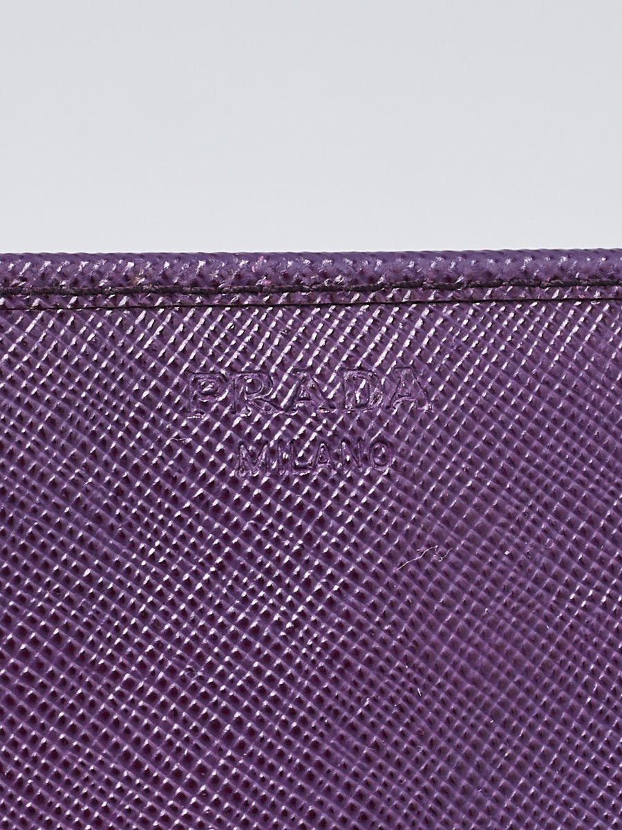 Prada Purple Patent Leather Camera Crossbody Bag - Yoogi's Closet