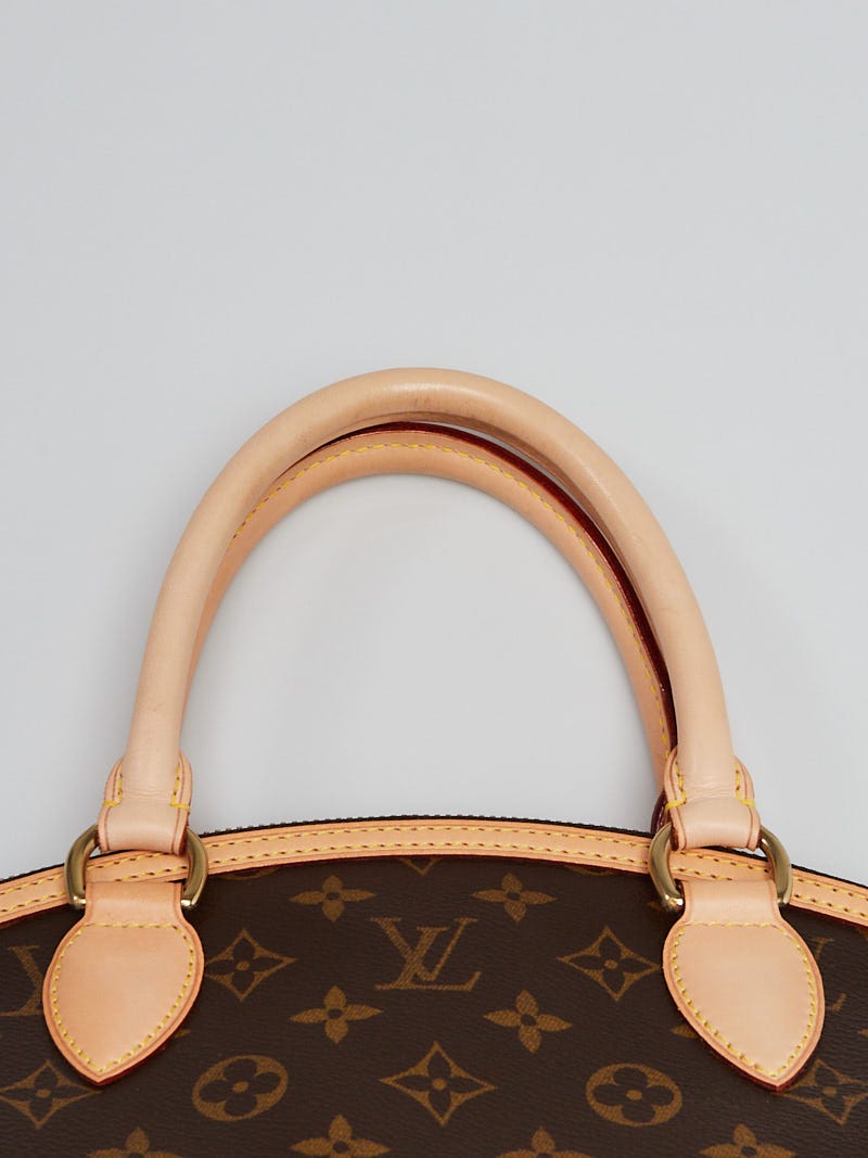 Louis Vuitton Lockit Vertical PM Monogram Canvas Tote Bag Brown