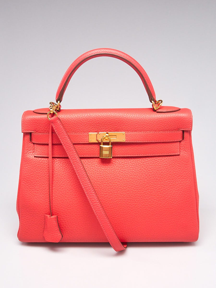 Hermes Birkin bag 30 Rose jaipur Clemence leather Gold hardware