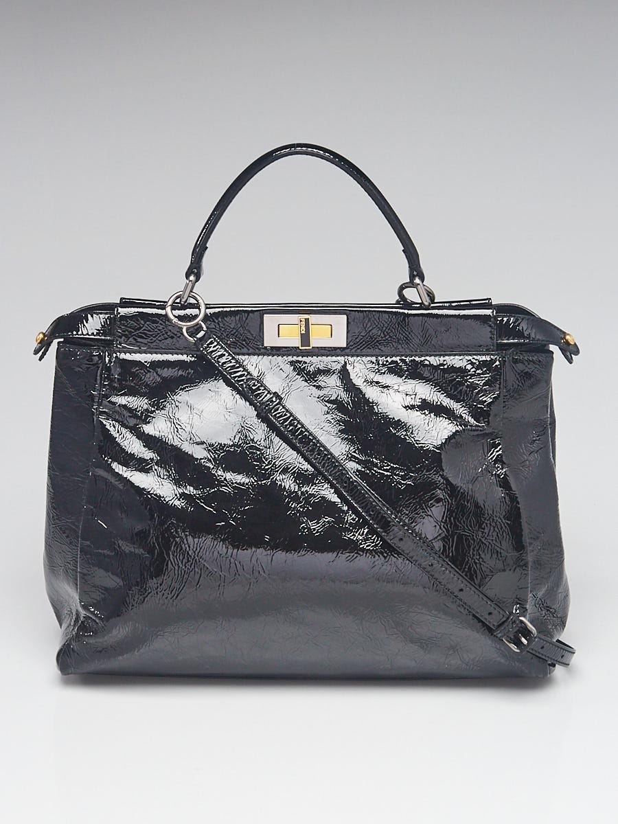 Fendi peekaboo patent clearance leather