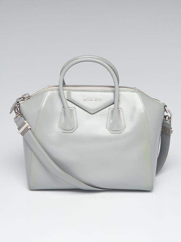 Givenchy Grey Calfskin Leather Medium Antigona Bag