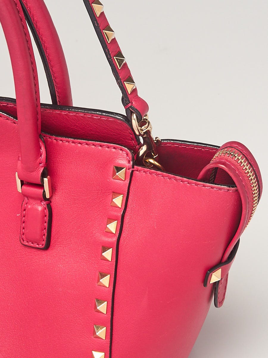 Valentino Garavani Tote bag Pink Leather ref.317560 - Joli Closet