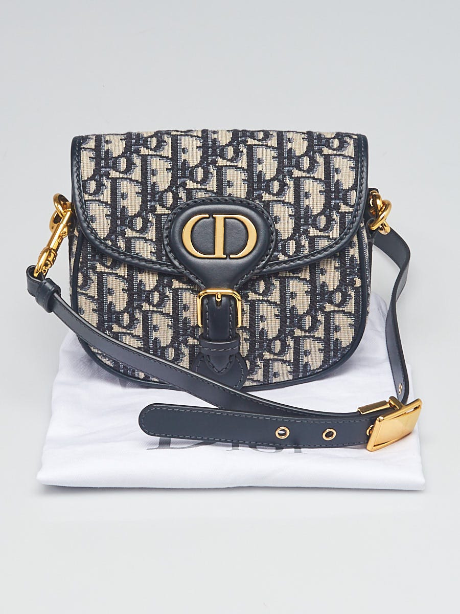 Christian Dior Oblique Jacquard Bobby Bag Blue