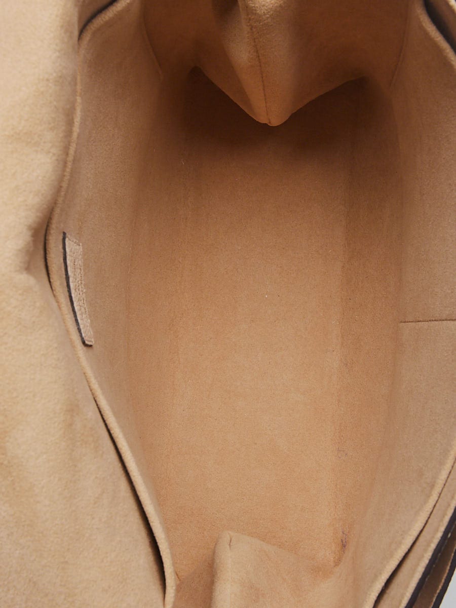 Louis Vuitton White Leather Marignan Empreinte Bag