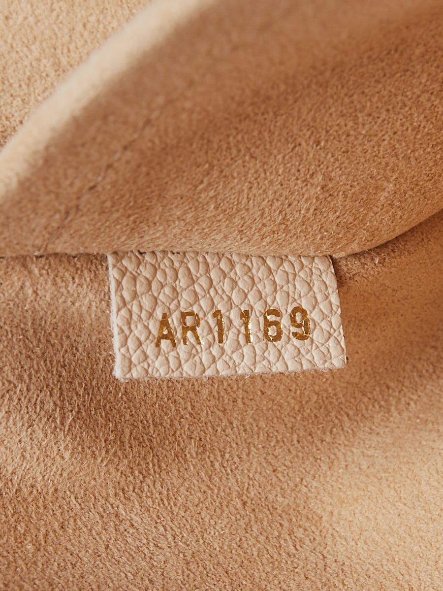 Louis Vuitton Creme Empreinte Leather Marignan Bag - Yoogi's Closet
