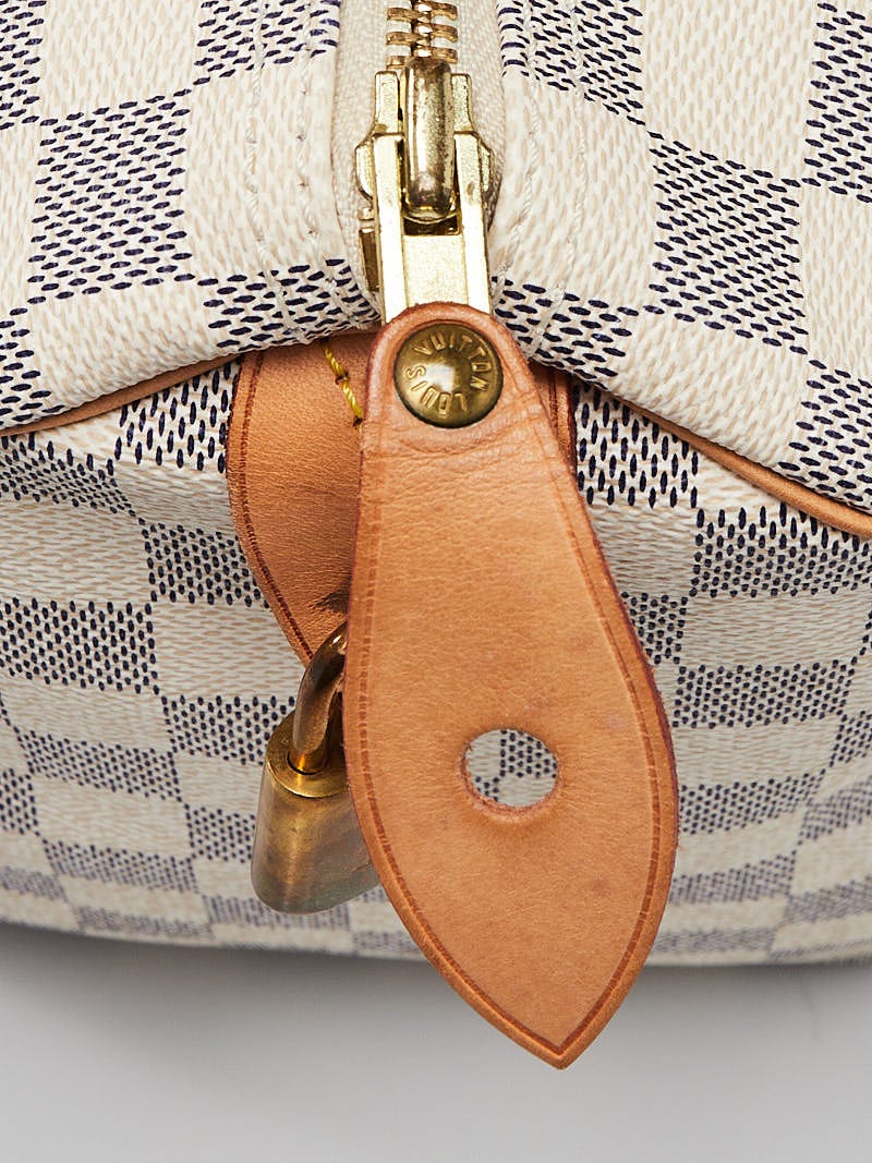 Louis Vuitton Damier Azur Canvas Speedy 30 Bag | Yoogi's Closet