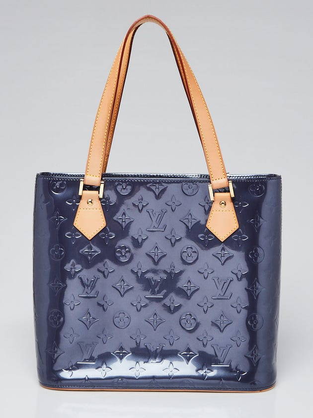 Louis Vuitton Indigo Monogram Vernis Houston Bag