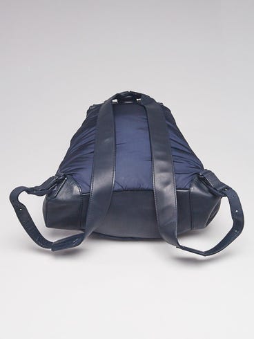 balenciaga navy leather backpack Blue Front Zip Detail Silver Hardware Crossbody Bag Kit's Boutique large waterpoof nylon backpack adjustable shoulder straps top handle top double Balenciaga Balenciaga Paris N 0180