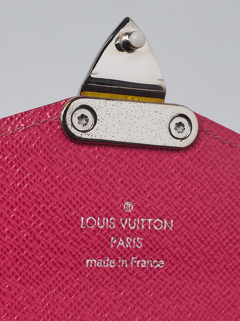 Louis Vuitton Limited Edition Pivoine EPI Leather Tribal Mask Sarah Wallet