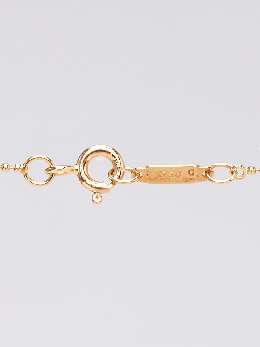 Tiffany Keys Crown Key in Yellow Gold with Diamonds, 1.5