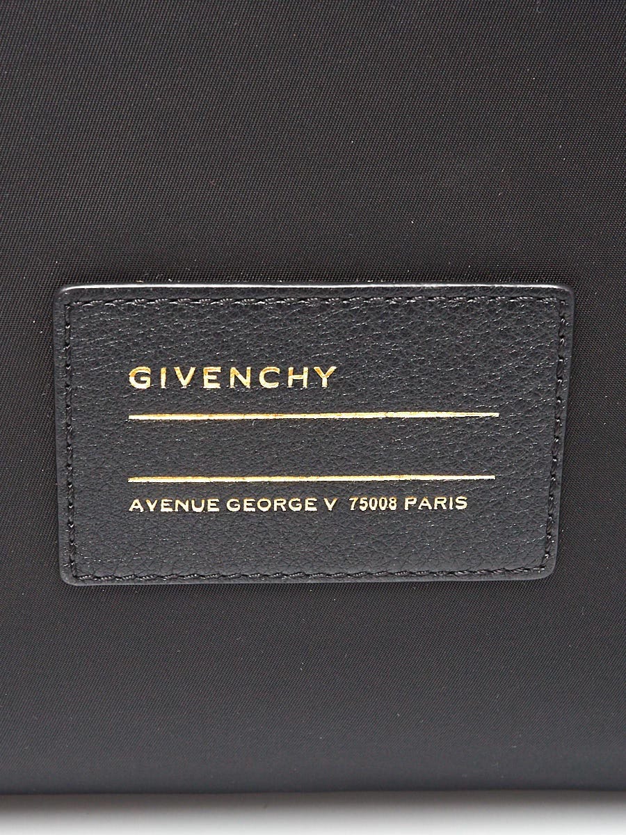 Givenchy Black Nylon Lion Print Backpack Bag - Yoogi's Closet