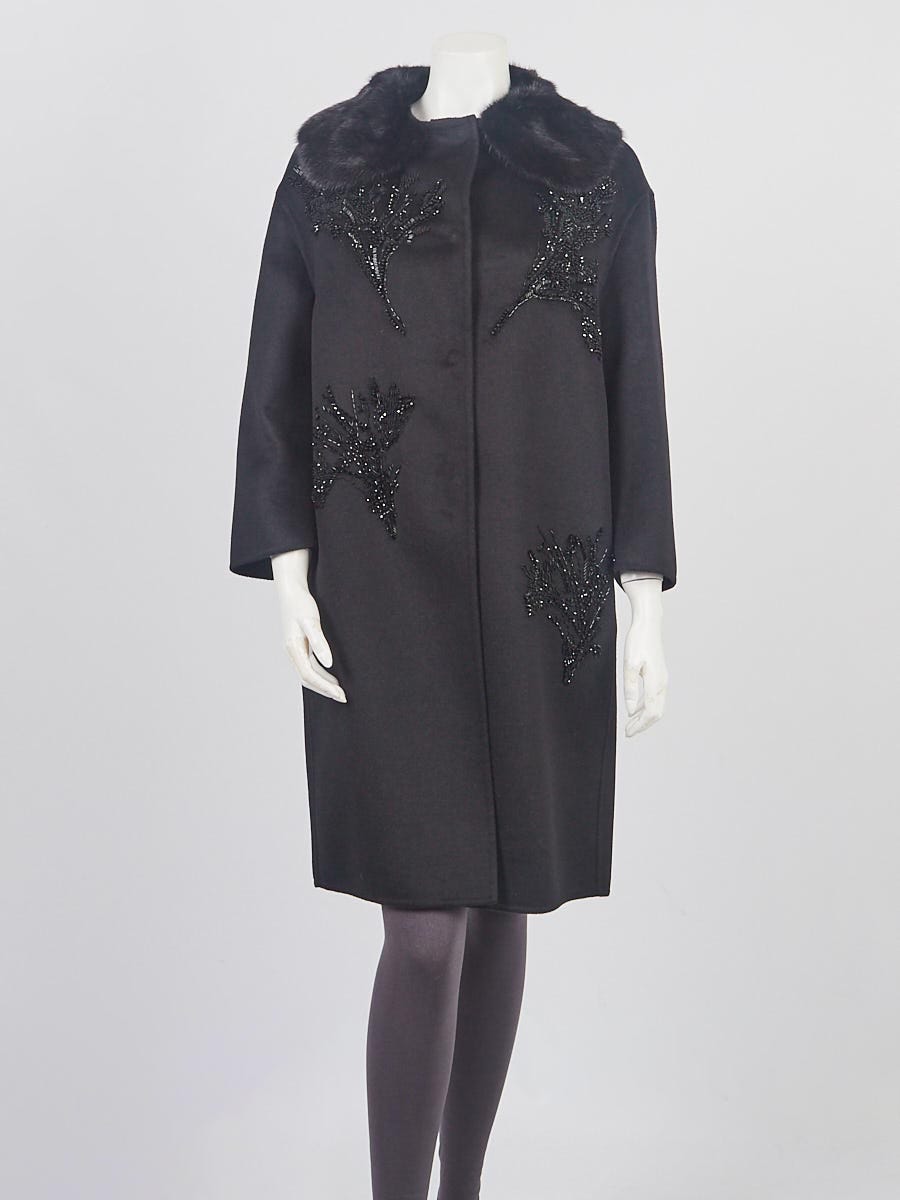 Black coat best sale size 8