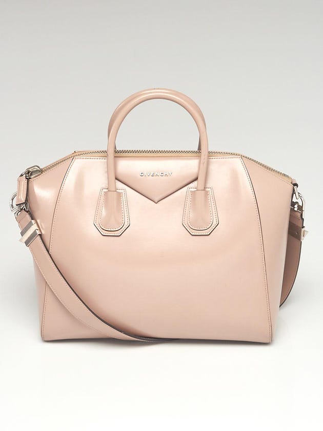 Givenchy Beige Smooth Calfskin Leather Medium Antigona Bag