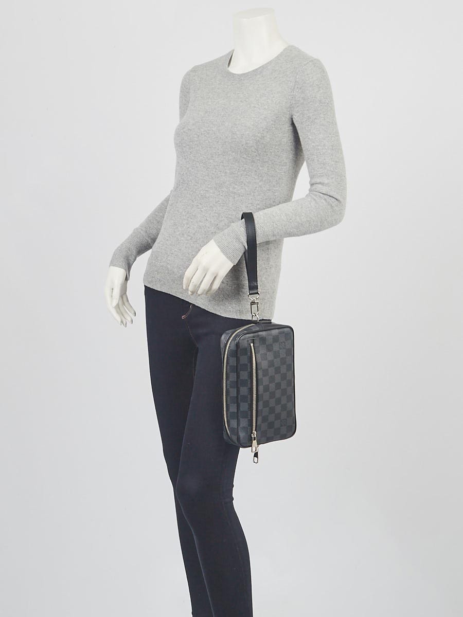 Louis Vuitton Damier Eclipse Canvas Kasai Clutch Bag - Yoogi's Closet