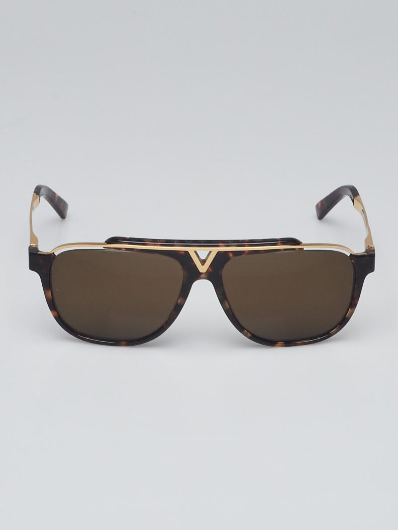 Louis Vuitton Tortoise Shell Acetate Frame Mascot Sunglasses