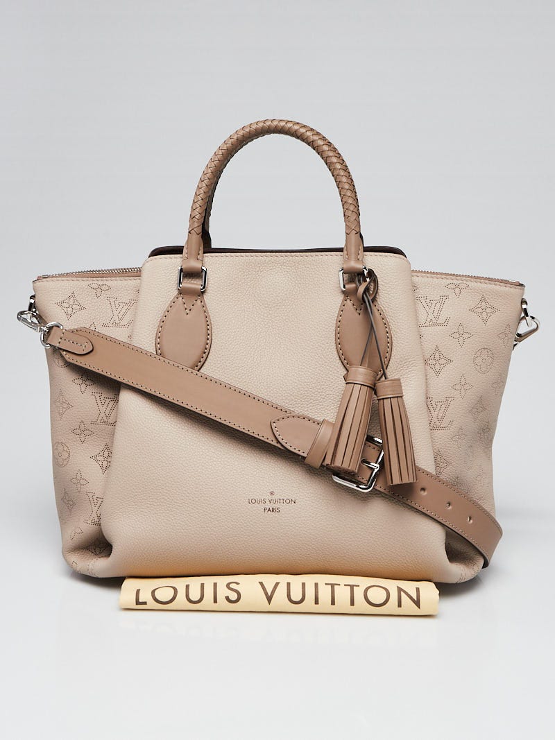 LOUIS VUITTON HAUMEA Tote Bag in Galet Color Smooth and Perforated