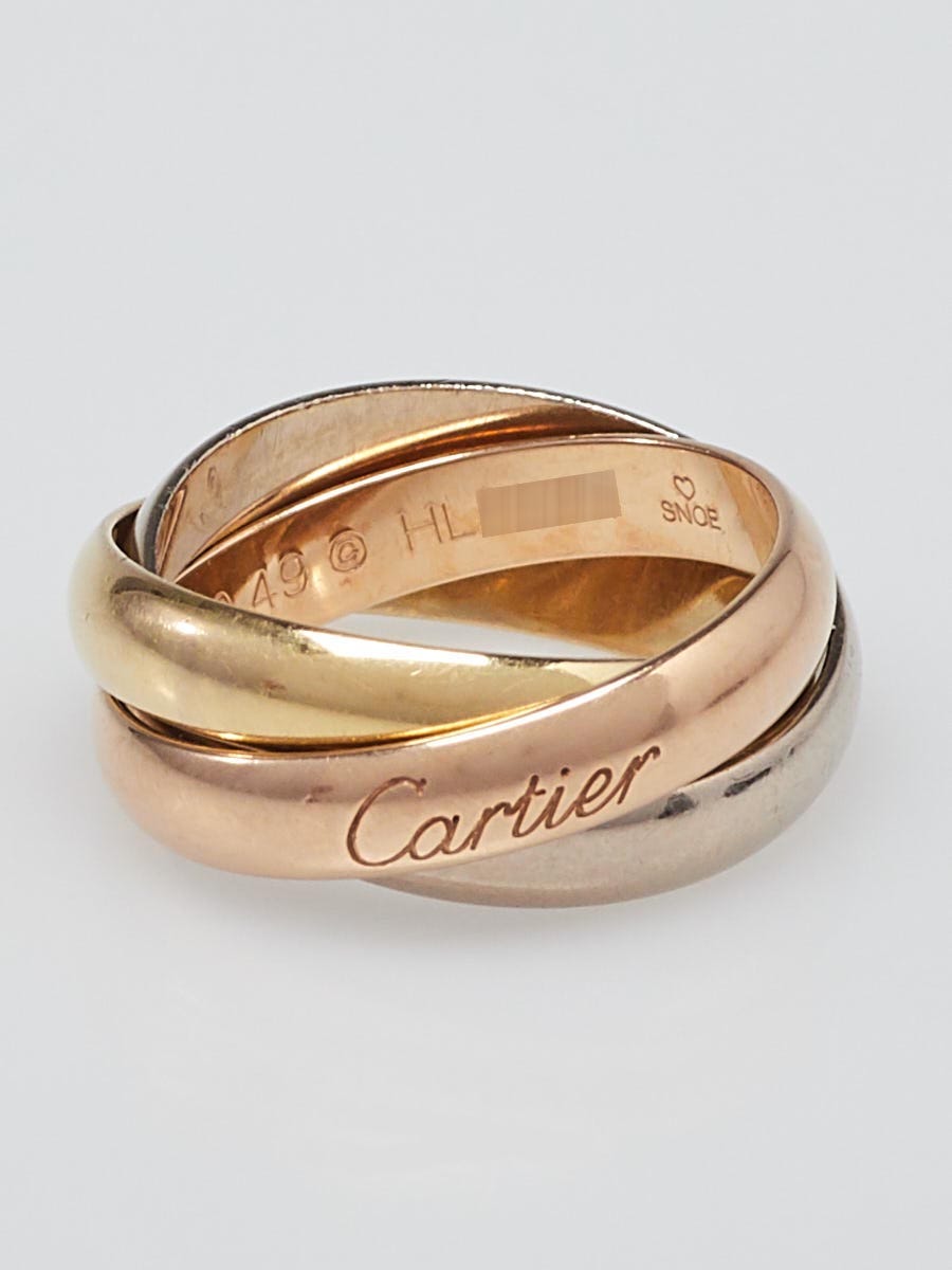 Cartier tri gold outlet ring