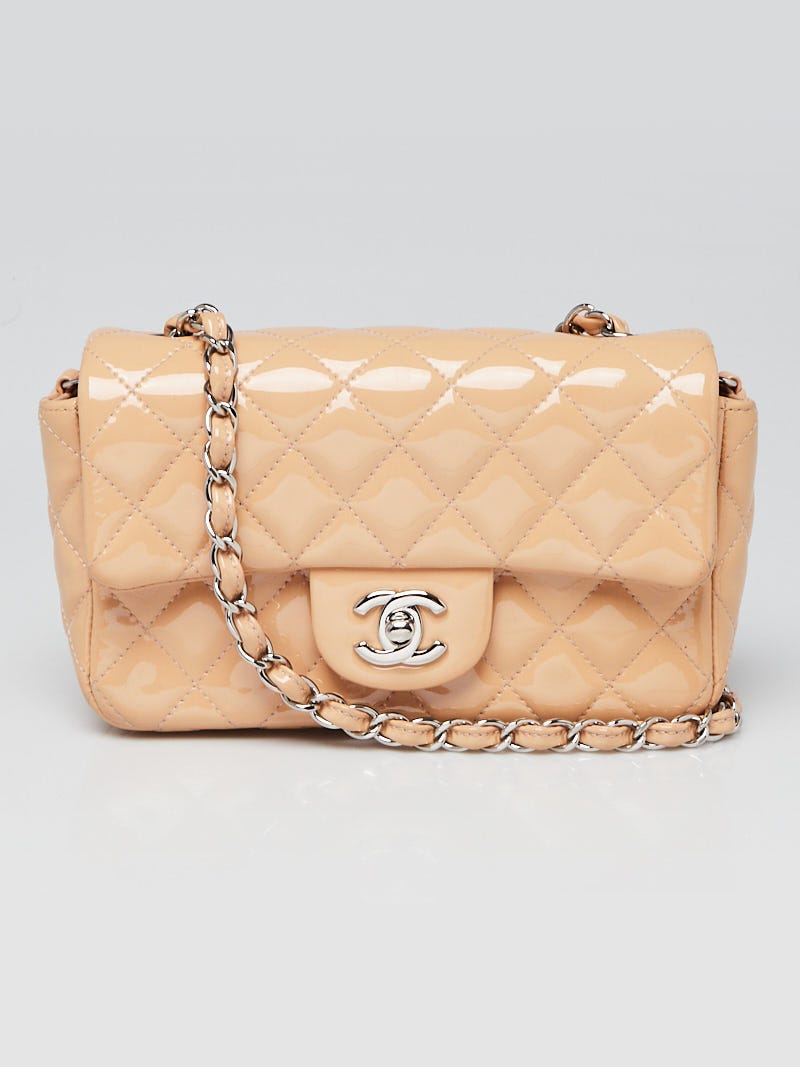Chanel Pink Caviar Skin Mini Classic Square Flap Bag 17 57685