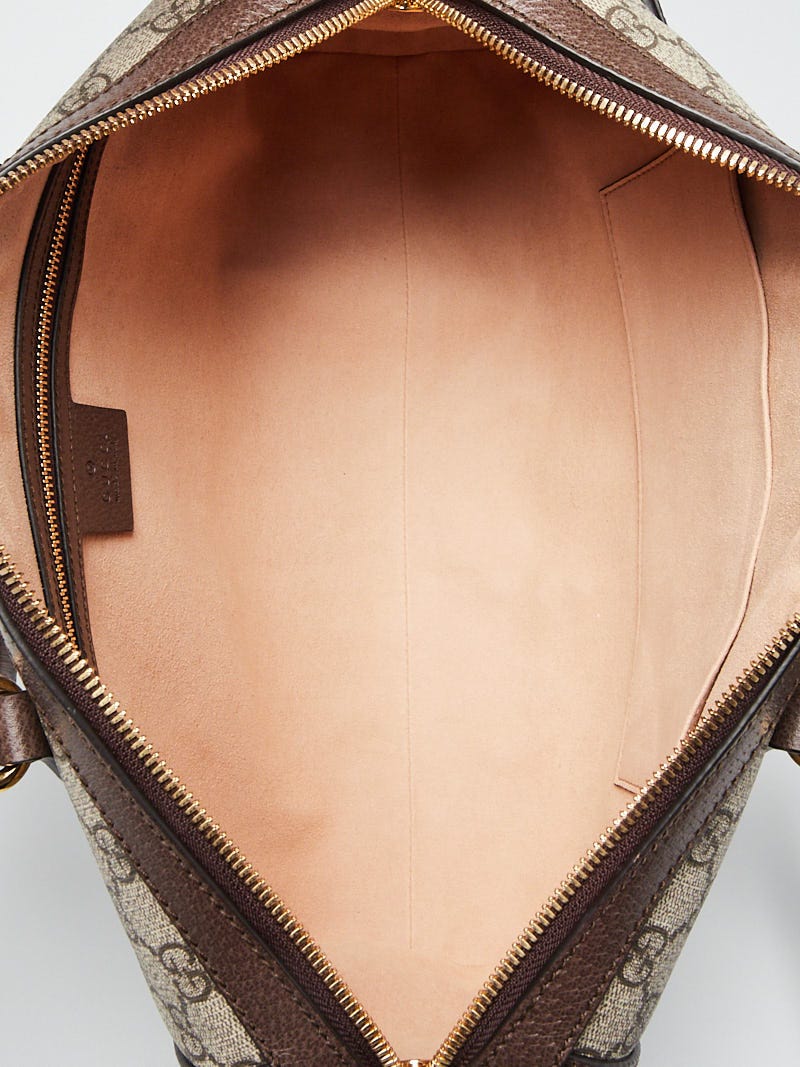 Gucci Black Smooth Leather Vintage Web Bee Shoulder Bag - Yoogi's