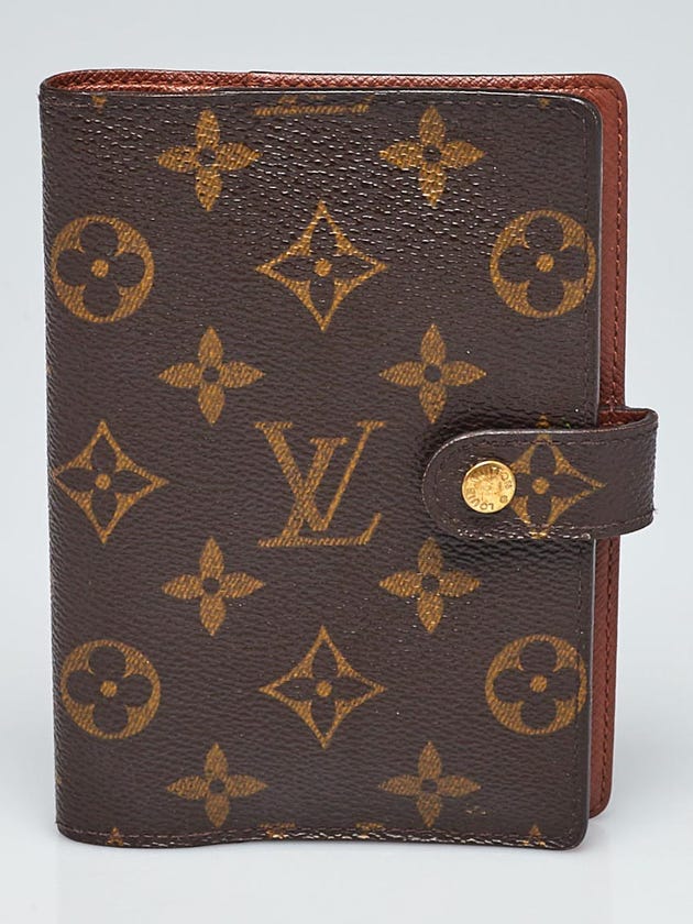 Louis Vuitton Monogram Canvas Small Ring Agenda Cover