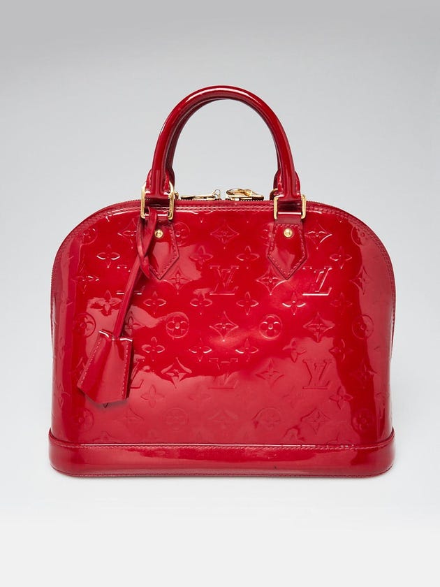 Louis Vuitton Cerise Monogram Vernis Alma PM Bag