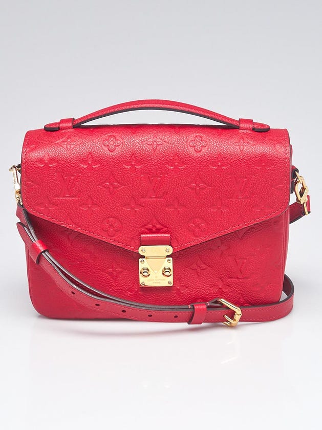 Louis Vuitton Scarlett Monogram Empreinte Leather Pochette Metis Bag