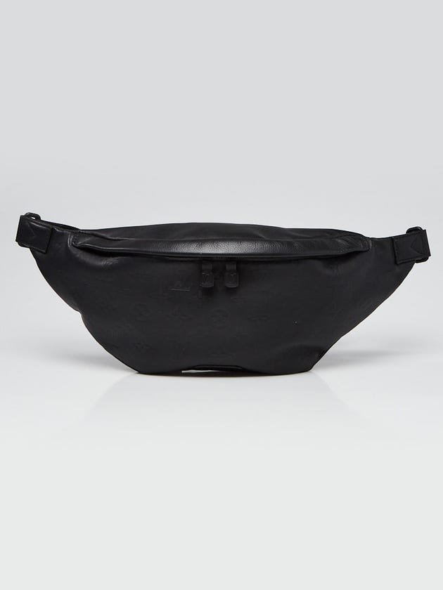 Louis Vuitton Black Monogram Shadow Leather Discovery Bum Bag