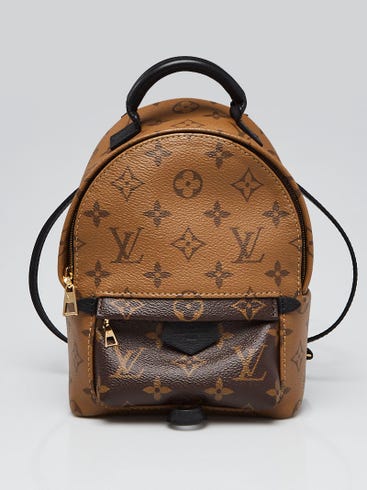 louis vuitton backpack mini womens Palm Springs monogram canvas bamluxurystore Fair Condition Louis Vuitton Reverse Monogram Palm