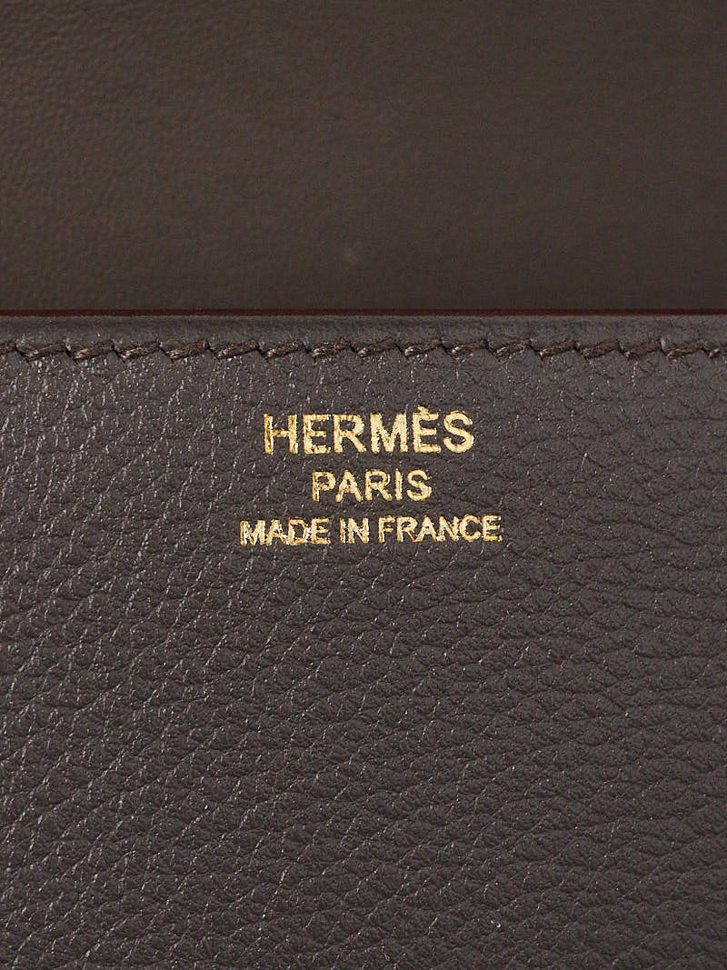 Hermes Egee Clutch Evercolor at 1stDibs