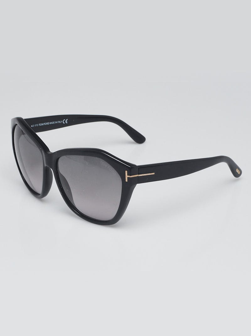 Tom Ford Black Plastic Frame Angelina Sunglasses-TF317 Closet