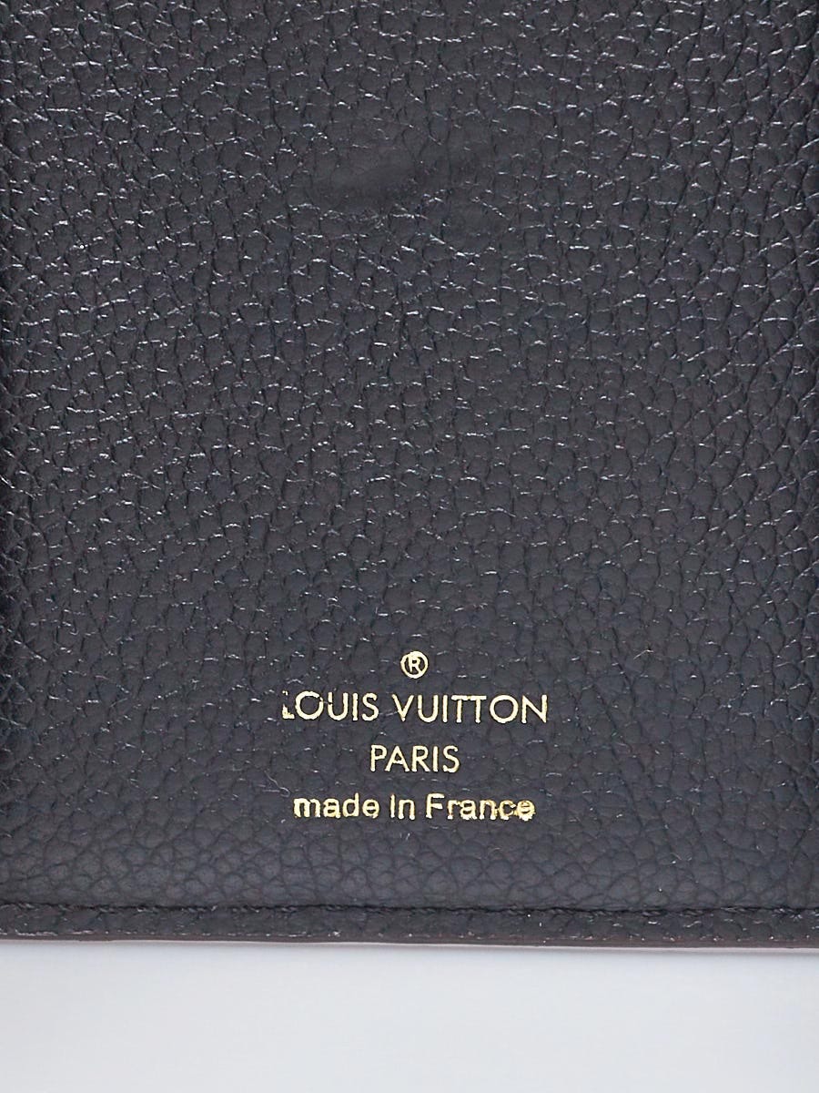 Louis Vuitton Black Leather and Monogram Canvas Double V Compact Wallet -  Yoogi's Closet