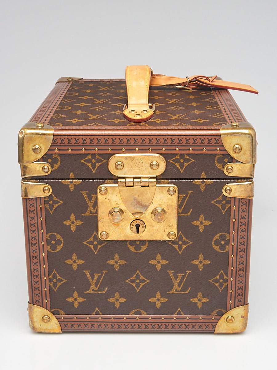 Auth Louis Vuitton Monogram Boite Flacons Cosmetic Hand bag Box