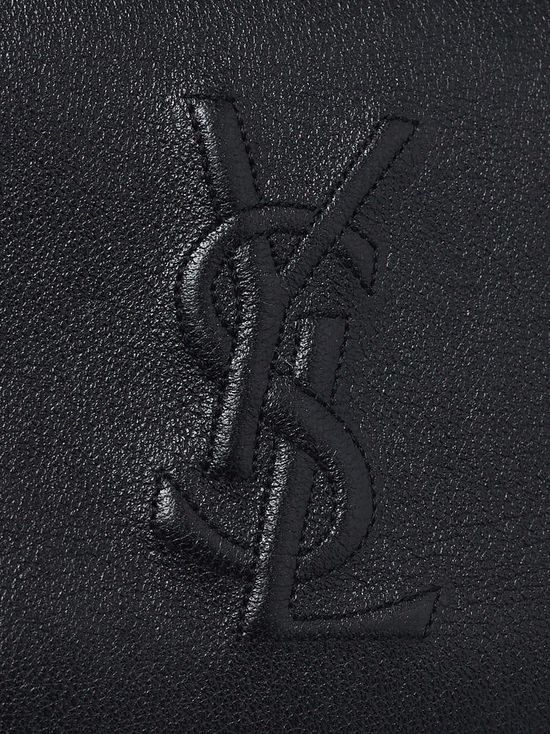 Saint Laurent Black Belle De Jour Leather Zip Around Wallet 568995 – Queen  Bee of Beverly Hills