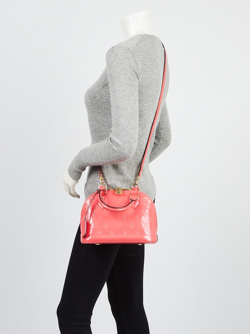 Louis Vuitton Hot Pink Monogram Vernis Alma Bb Bag