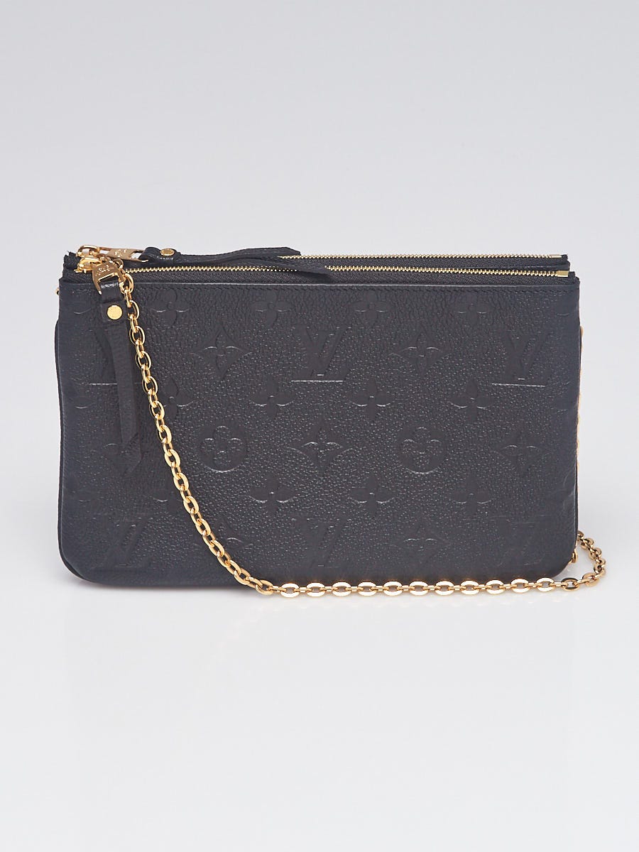 Lv pochette double online zip