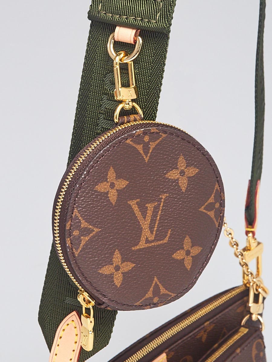 Louis Vuitton Pochette Multi Accessories Kaki Green Monogram Canvas Sh -  MyDesignerly